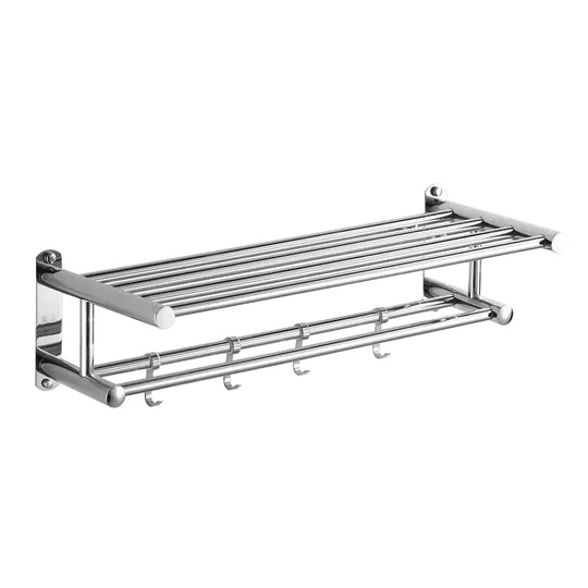 Dubbel Handdoekenrek Badkamer Modern Met Extra Haken 2
