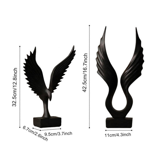 Engelenvleugels Sculptuur voor Woondecoratie - Unieke Decoratie Woonkamer Accessoires 4
