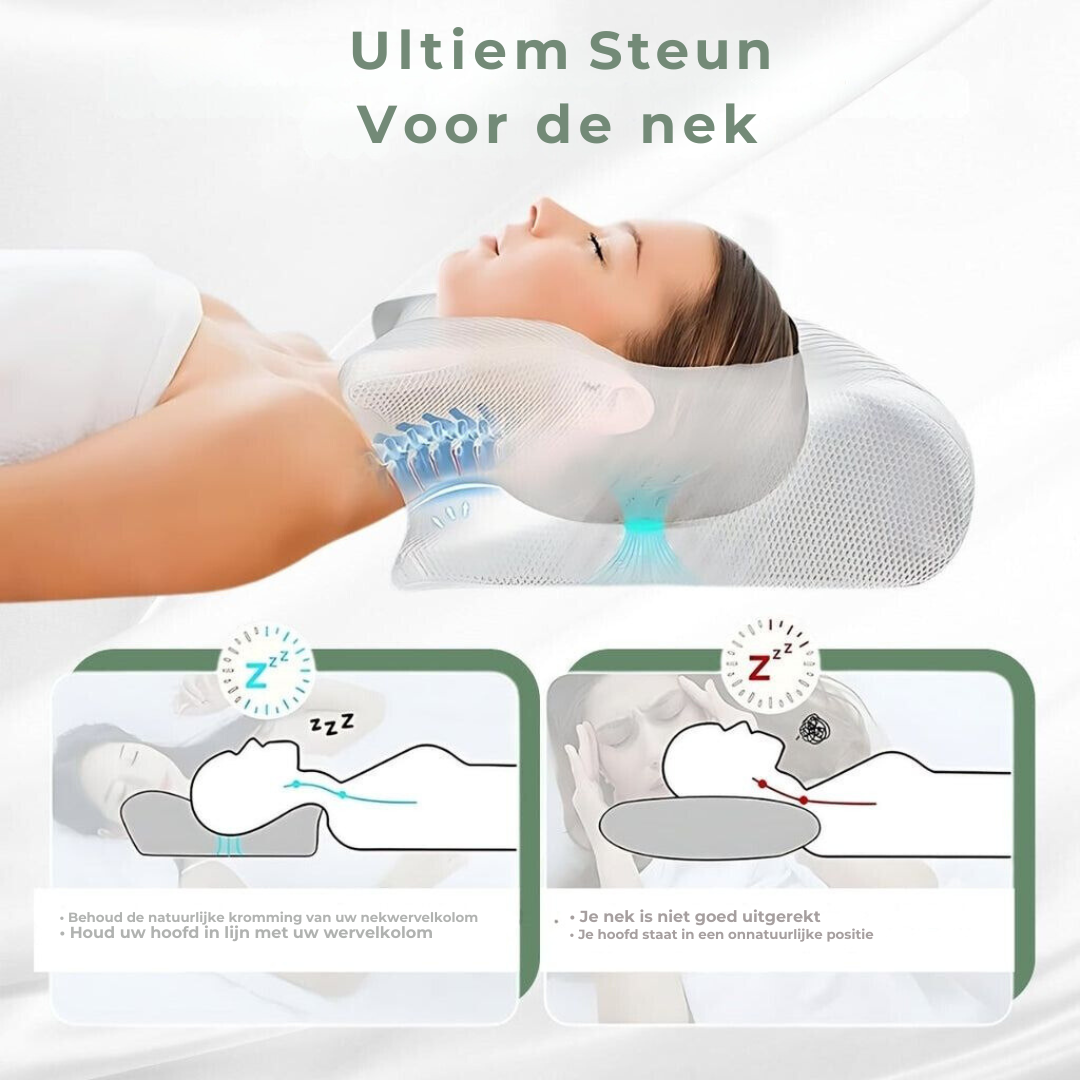 Ergonomisch Nekkussen Contourvorm voor Comfortabel Slapen 3