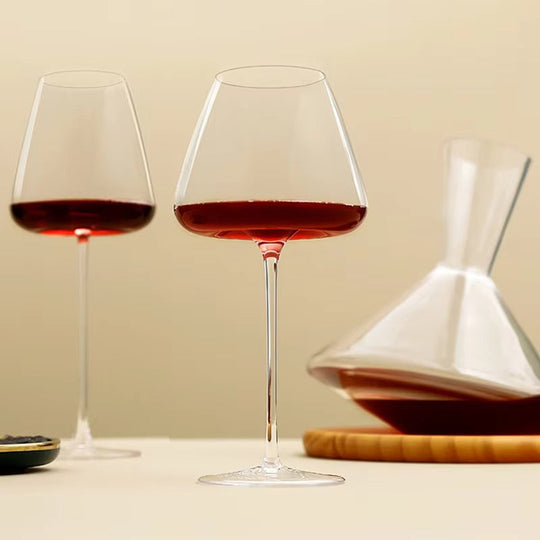 Handgemaakte Wijn- en Champagneglazen Set met Verfijnd Ontwerp 6