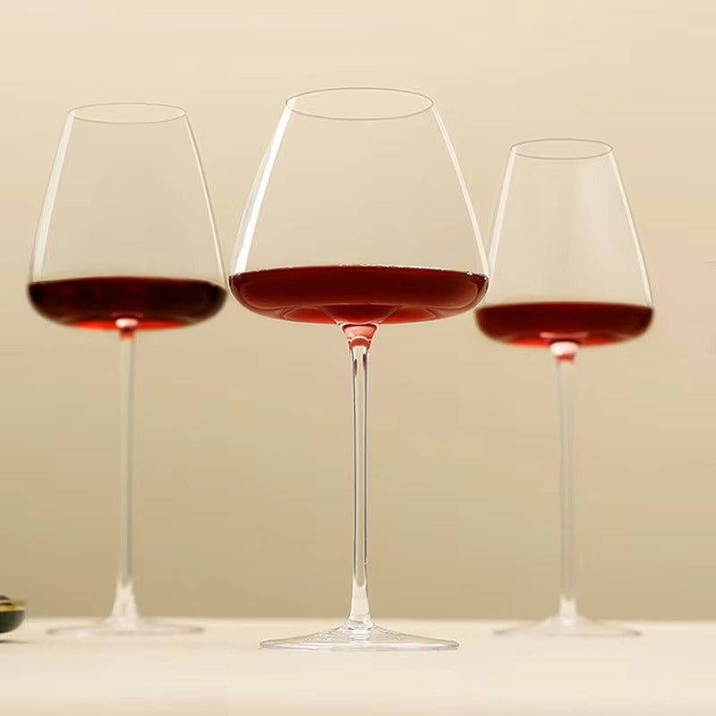Handgemaakte Wijn- en Champagneglazen Set met Verfijnd Ontwerp 8