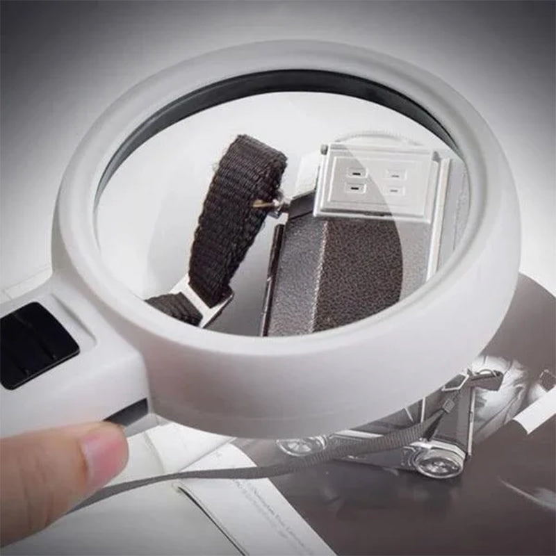Handloep 30x met LED-verlichting voor Nauwkeurige Inspectie 0