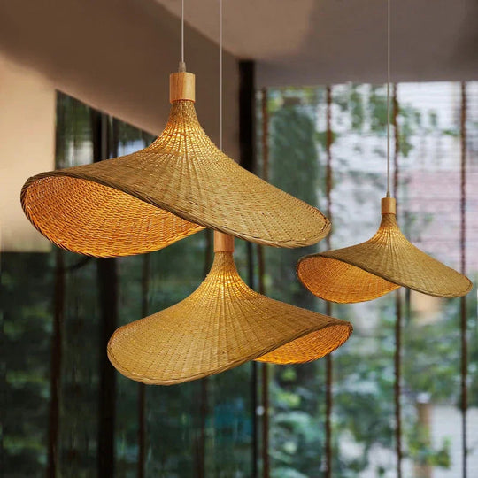 Hanglamp Eettafel Boho Stijl Rotan Woonkamer Slaapkamer Verlichting 1