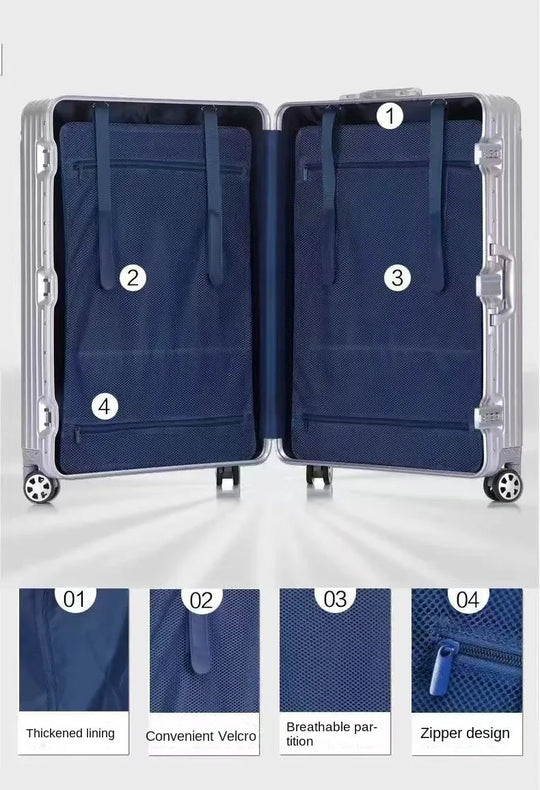 Harde Koffer Met Modern Design Voor Reizen - Robuuste Hardcase Koffers Met 360° Spinnerwielen 2