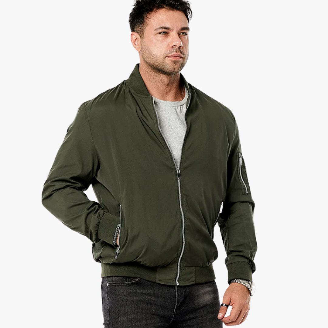 Heren Bomberjack Klassiek Casual Stijl 0