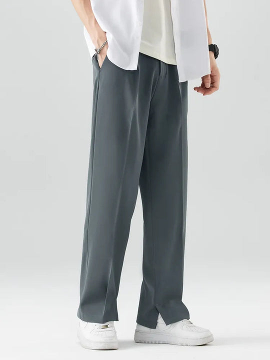Heren Broek Recht Model Relaxed Fit Ademend Materiaal 3