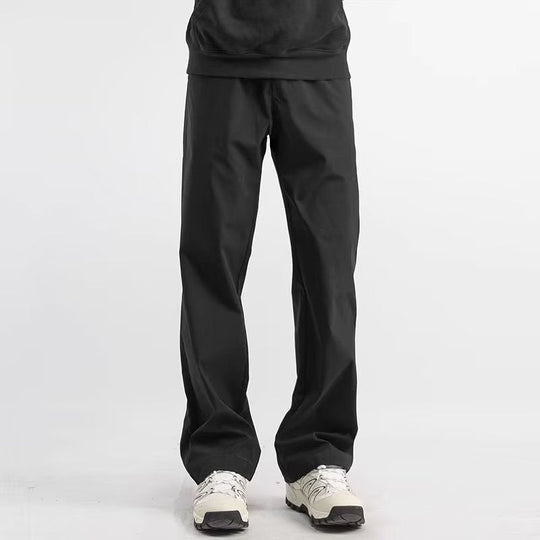 Heren Casual Broek Relaxed Fit Rechte Pijpen Lichtgewicht Stof 1