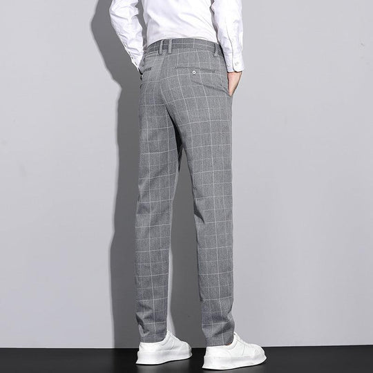 Heren Casual Broek met Rechte Pijpen 2