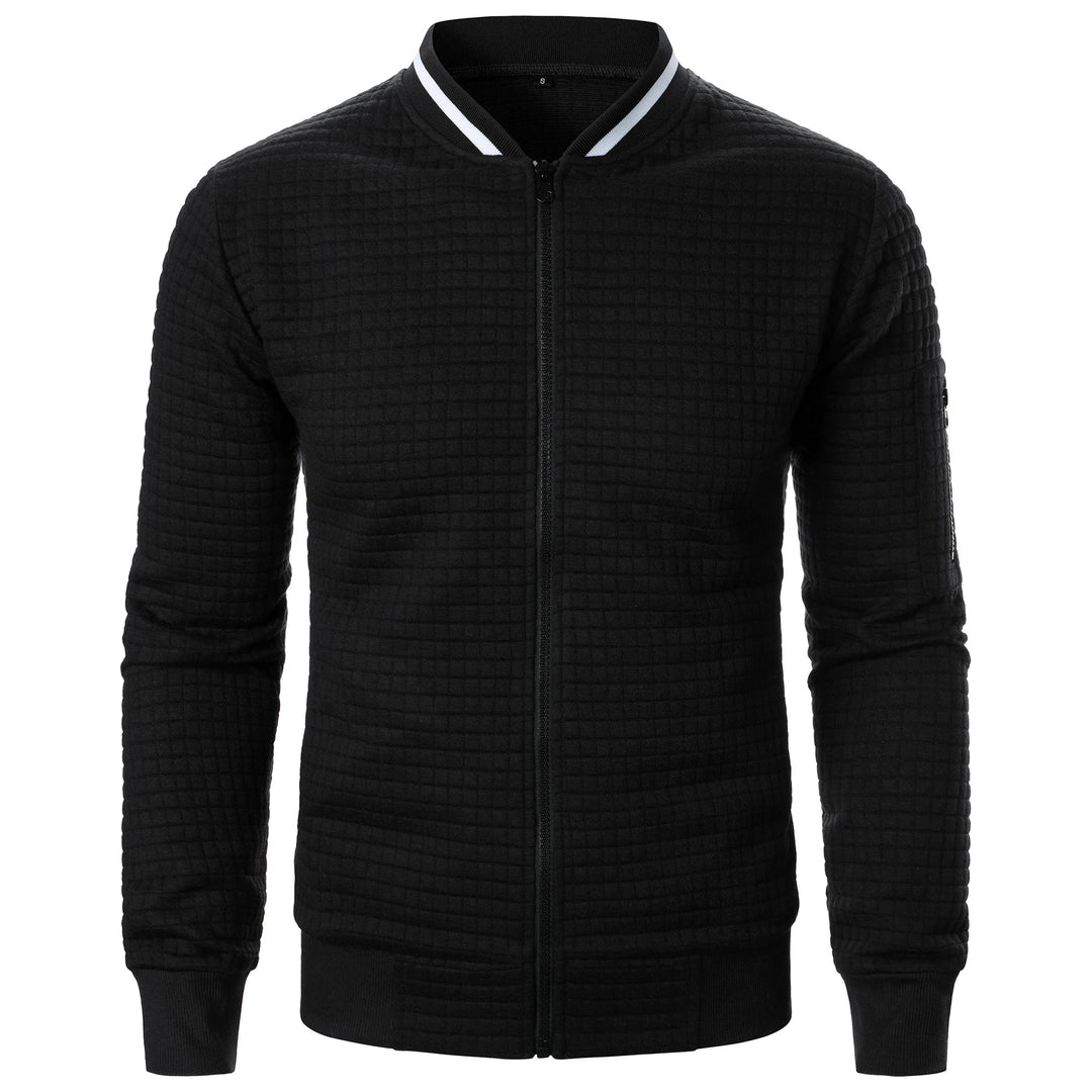 Heren Casual Jack met Staande Kraag en Rits 4