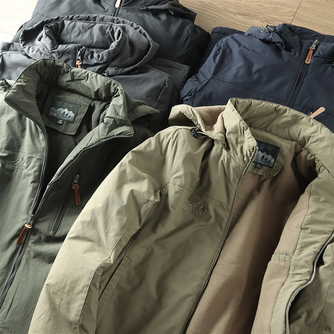 Heren Fleece Jacket Waterafstotend Avontuurlijke Stijl 4