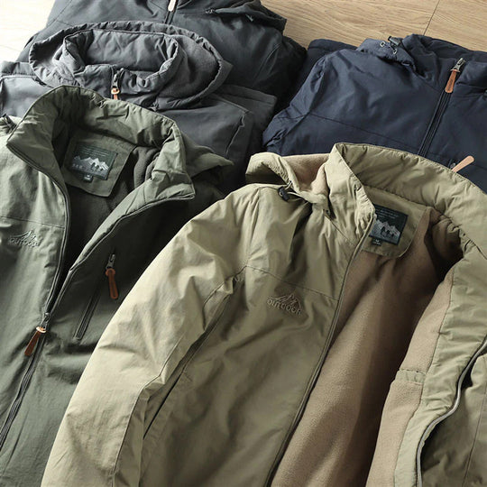 Heren Fleece Jacket Waterafstotend Avontuurlijke Stijl 4