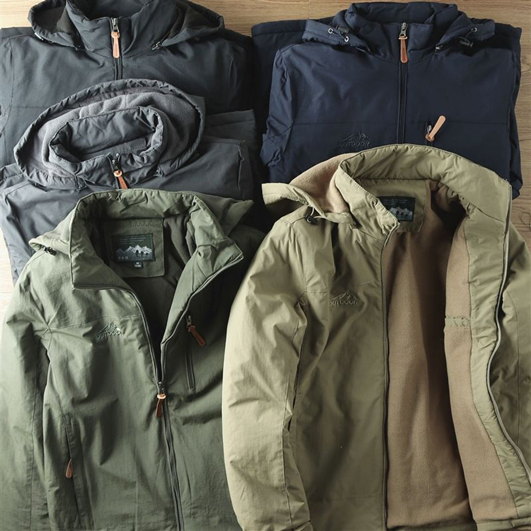 Heren Fleece Jacket Waterafstotend Avontuurlijke Stijl 6