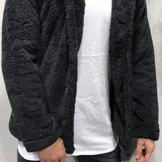Heren Fleece Jas Casual 5