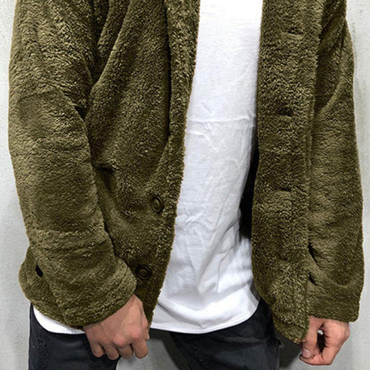 Heren Fleece Jas Casual 8