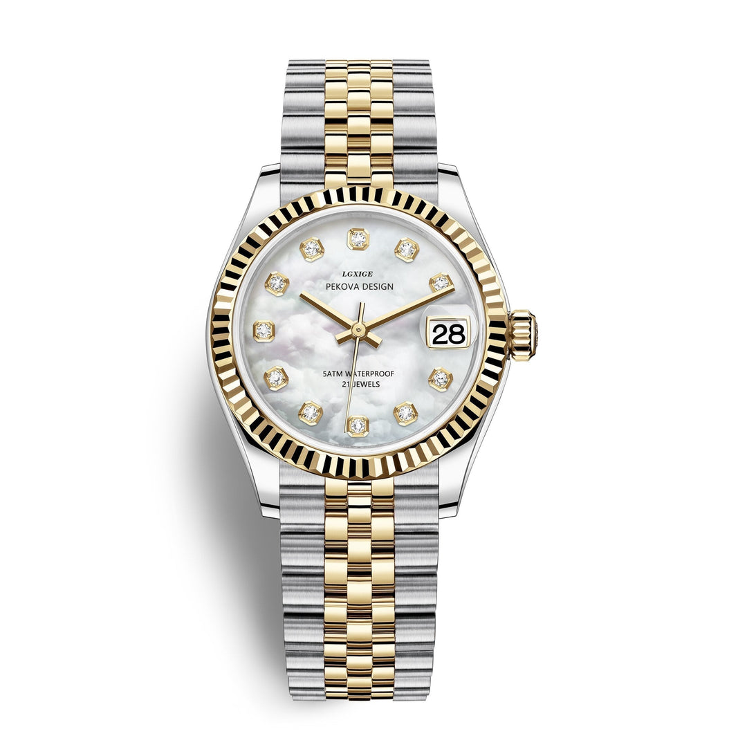 Heren Horloge Klassiek Minimalistisch Design met Verstelbare Band 0