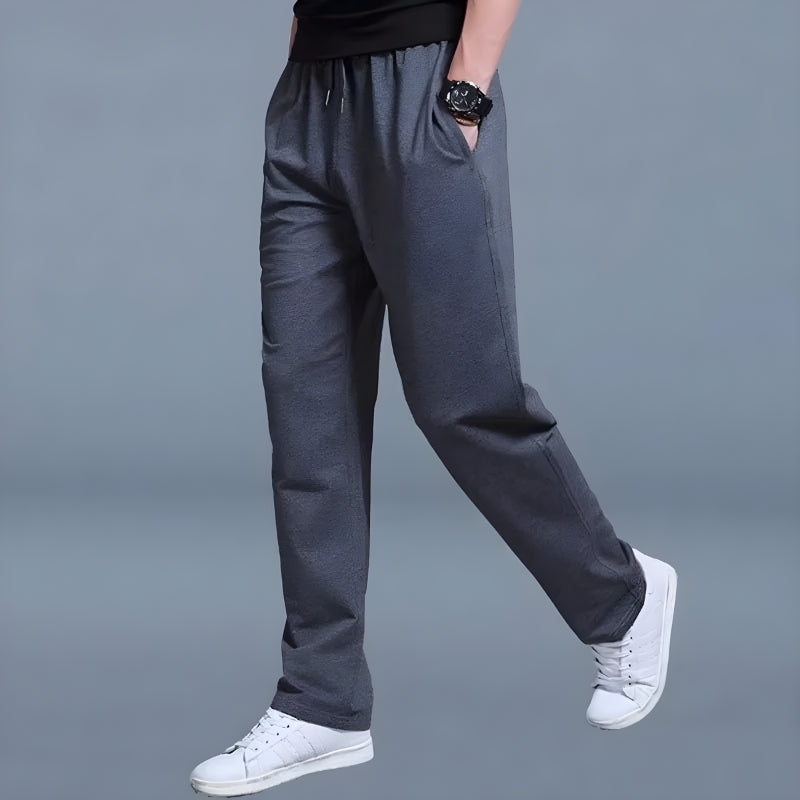 Heren Joggingbroek Met Wijde Pijpen Voor Comfortabele Stijl 2