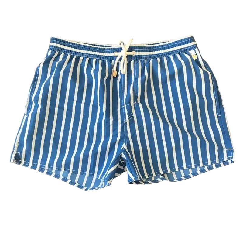 Heren Korte Broek Gestreept Casual Stijl met Elastische Tailleband 0