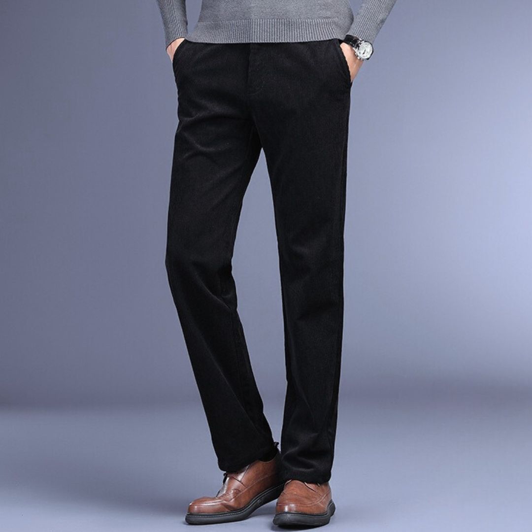 Heren Pantalon Corduroy Vierweg Stretch Katoen 5