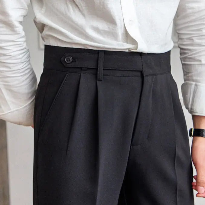 Heren Pantalon Klassieke Pasvorm Tijdloos Stijlvol 0
