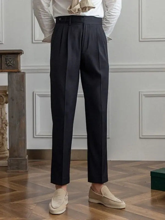 Heren Pantalon Klassieke Pasvorm Tijdloos Stijlvol 1