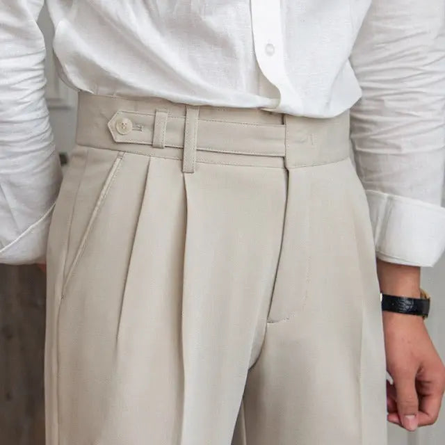 Heren Pantalon Klassieke Pasvorm Tijdloos Stijlvol 3
