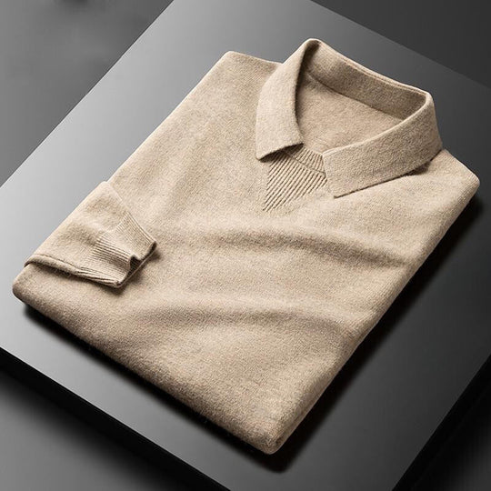 Heren Polo Poloshirt Stijlvol Met Ronde Halslijn voor Casual en Formele Gelegenheden 1