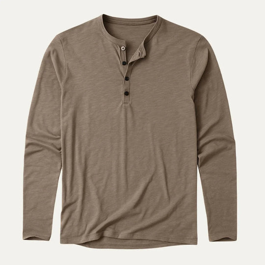 Heren Polo met Lange Mouwen Casual Stijl 3