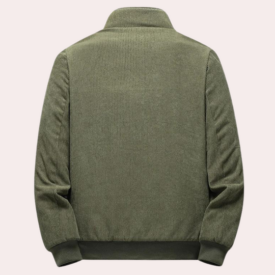 Heren Retro Fløjlsjakke met Tijdsloos Design 2