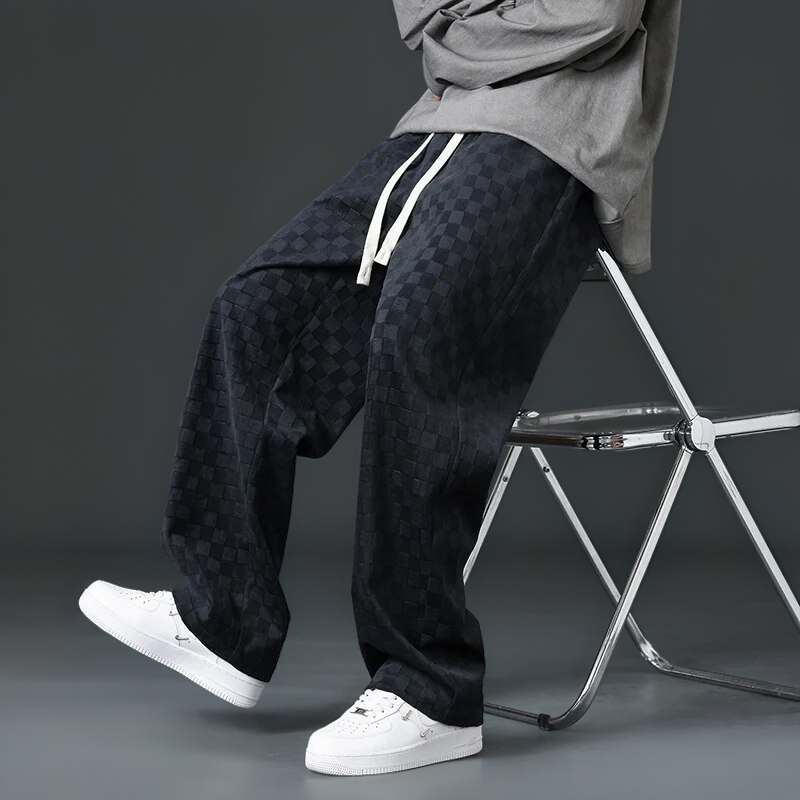 Heren Sweatpants Losse Pasvorm Katoen Corduroy 4