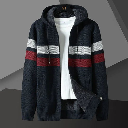Heren Vest Met Rits en Capuchon Voor Comfortabele Casual Stijl 4