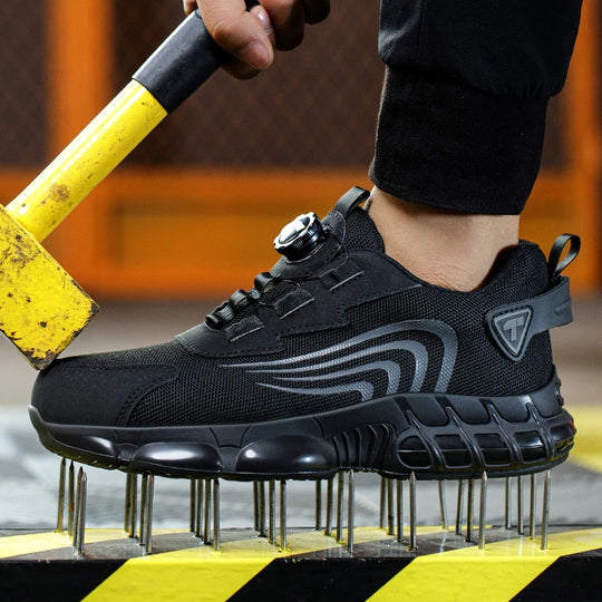 Heren Werkschoenen S3 Met Roterende Knop voor Comfort en Bescherming 1