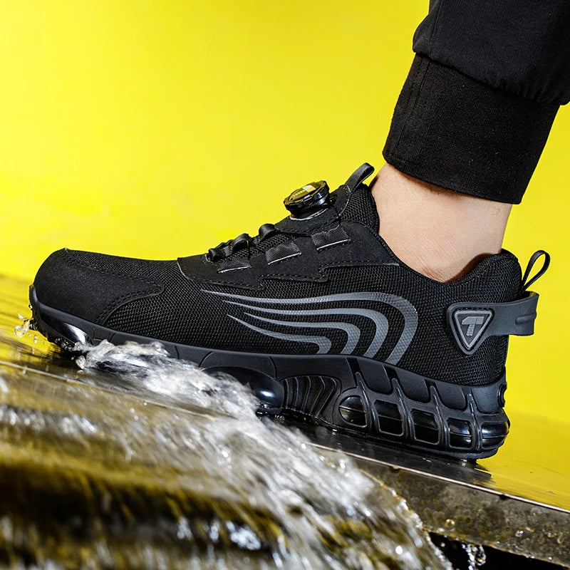 Heren Werkschoenen S3 Met Roterende Knop voor Comfort en Bescherming 3