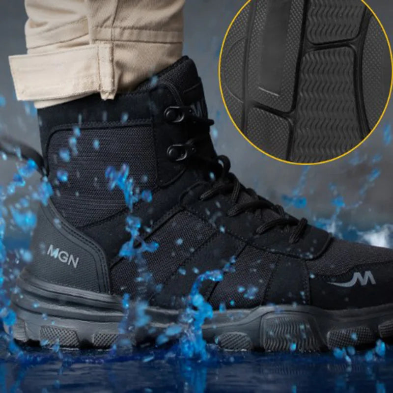 Heren Werkschoenen S3 Tactisch met Stalen Teen en Niet-Slipzool 2