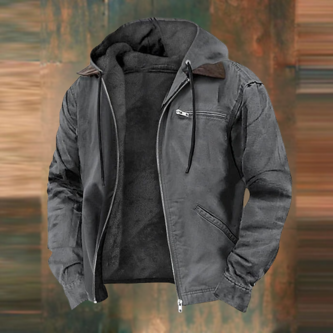 Heren Winterjacke Met Capuchon Moderne Stijl 9
