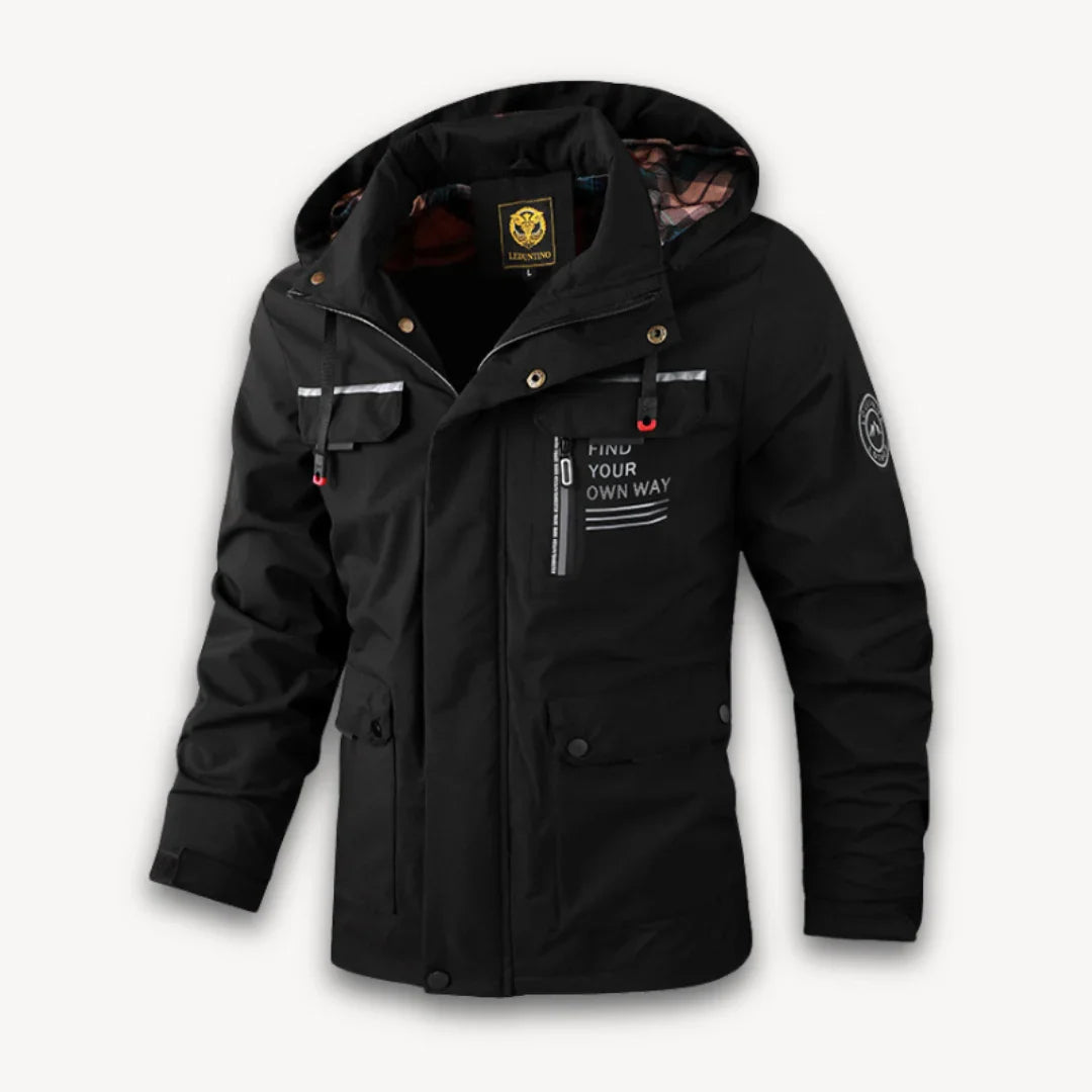 Heren Winterjas met Capuchon en Waterafstotende Afwerking 4