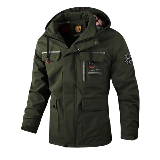 Heren Winterjas met Capuchon en Waterafstotende Afwerking 5