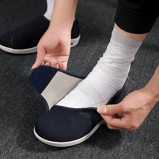 Heren en Dames Comfortabele Brede Schoenen Met Flexibele Zool 5