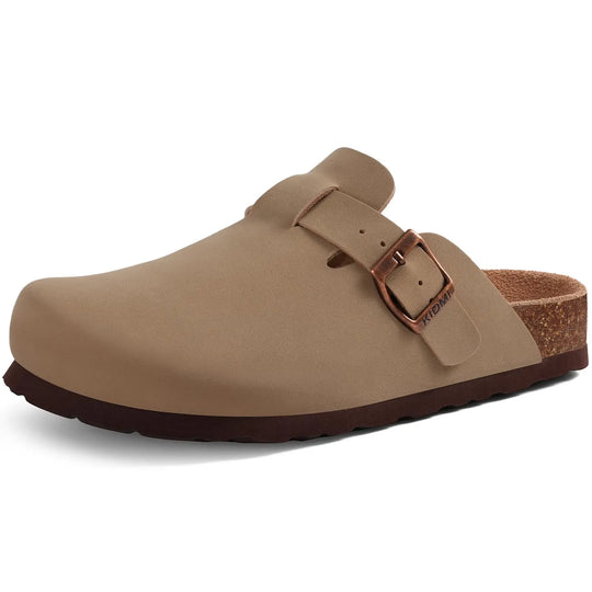 Heren en Dames Muilen met Kurken Inlegzool en Antislip Zolen 11