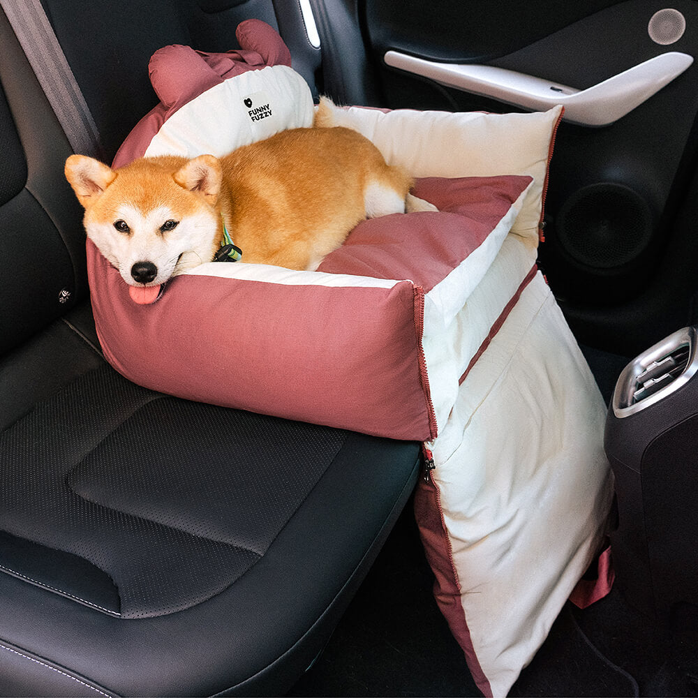 Honden Autobed Multifunctioneel voor Comfortabele Rit 1