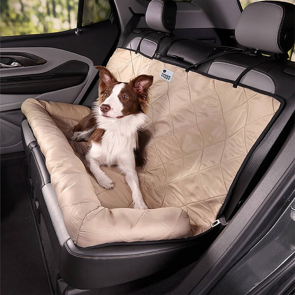 Hondenautostoelbed Comfortabel en Veilig 0