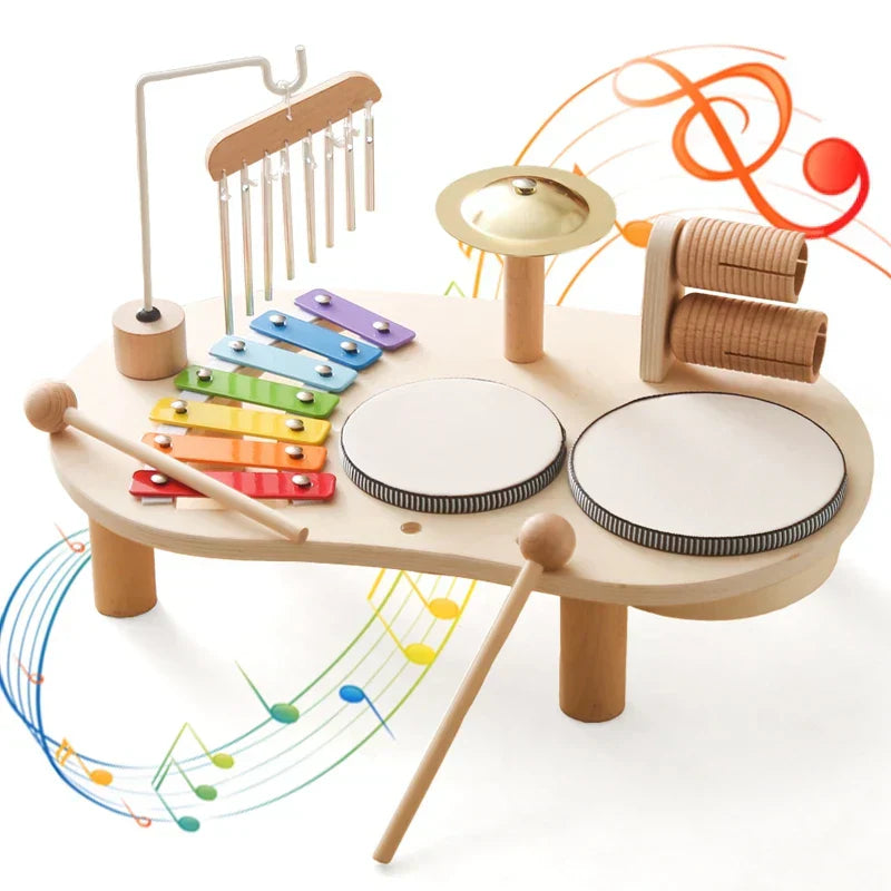 Houten Muziekstation voor Kinderen - MelodyMaker 2