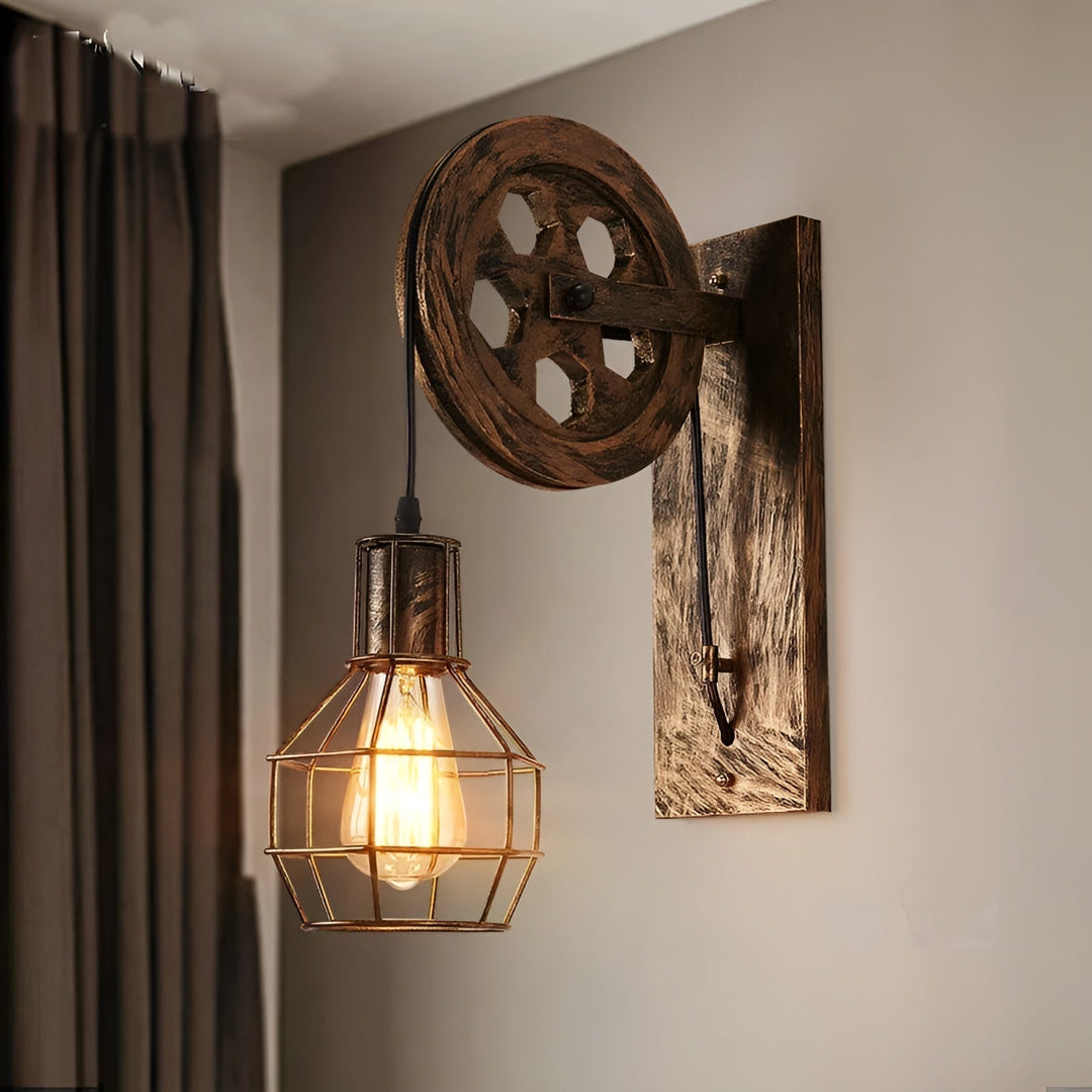 Industriële Wandlamp LED Vintage Stijl voor Binnen - Muurlamp met Robuust Ontwerp 8