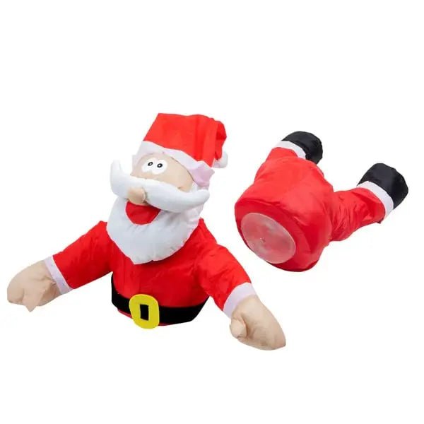 Kerstdecoratie Geluidsgeactiveerde Kerstraamscène met Beweging en Licht 5