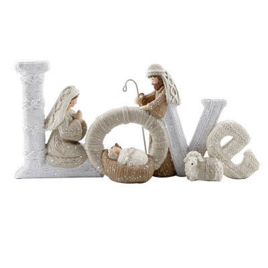 Kerstdecoratie Heilige Familie Handgemaakt Beeld 14