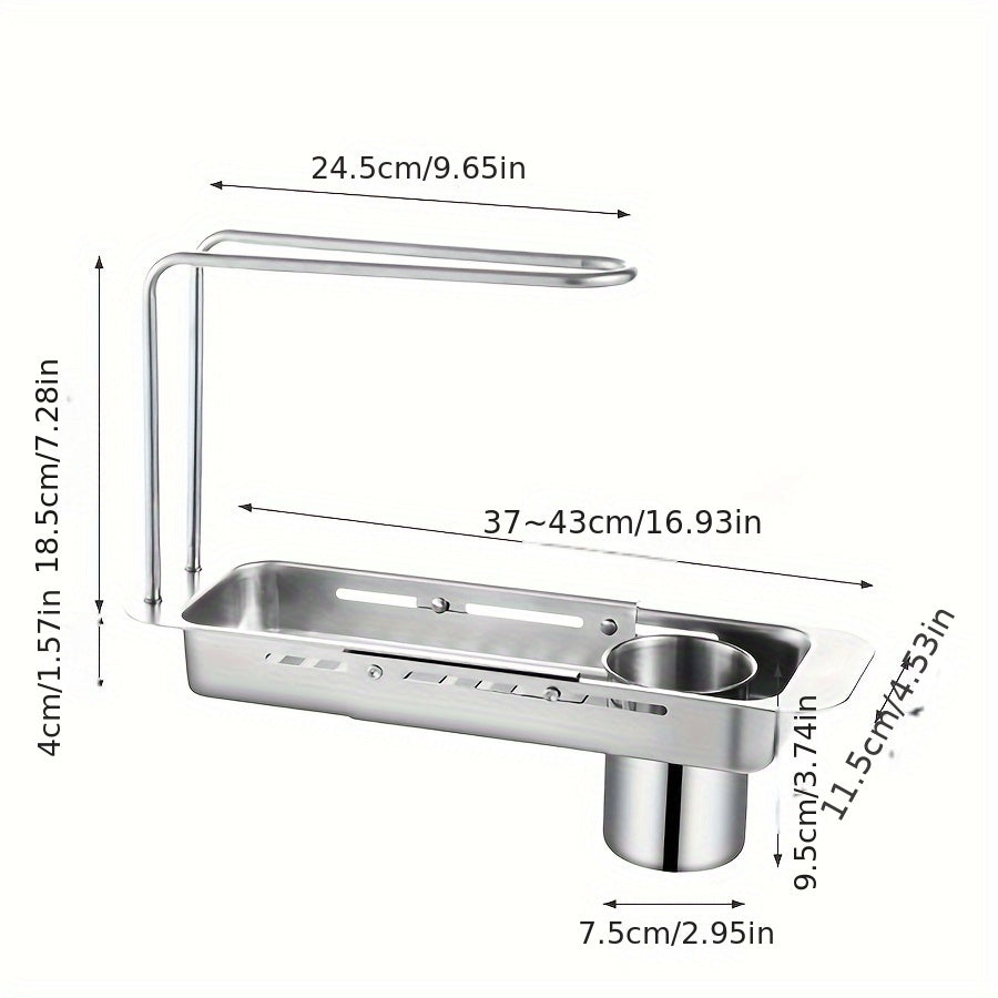 Keuken Organizer Verstelbaar RVS 5