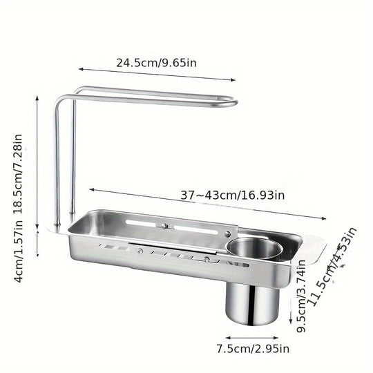 Keuken Organizer Verstelbaar RVS 5