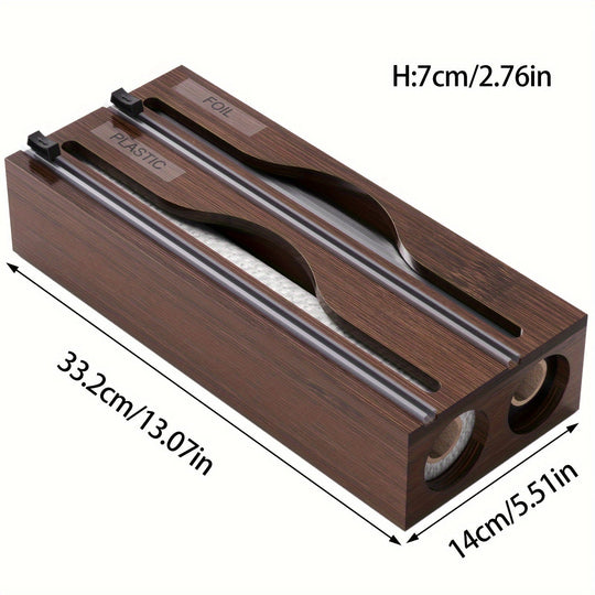 Keukenfolie Dispenser met Snijmes en Dubbele Gleuf 8