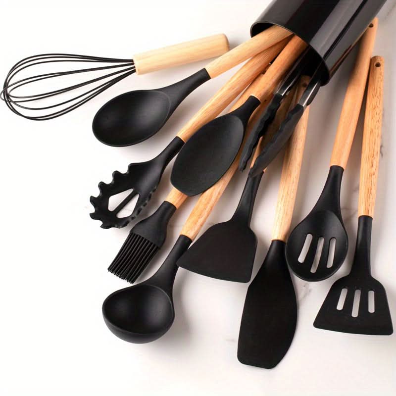 Keukenset voor Koken en Bakken - 12-delige Silicone Set 6