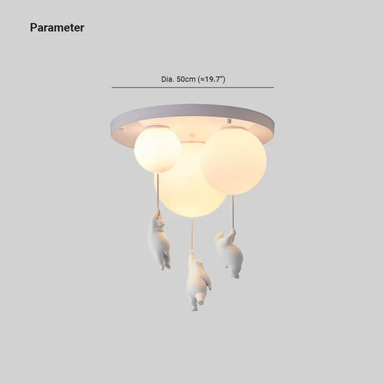 Kinder Plafondlamp Beer en Ballon 8