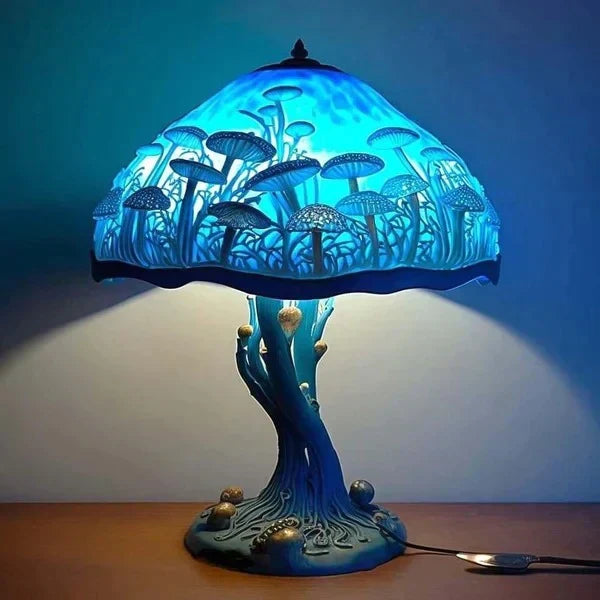 Kindertafellamp Retro Glas-in-lood Ontwerp voor Betoverende Sfeer 7